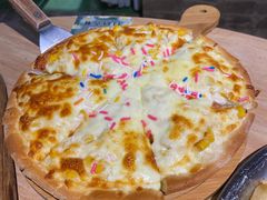 芝士玉米粒披萨-初拾·花里餐厅(钜城华亿店)
