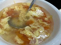 西红柿鸡蛋汤-清真永恒华威肉饼(潘家园店)