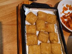 路边摊摊火烤的爆浆小豆腐-贵凤凰贵州米粉(望京店)