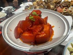 -东来菜馆•手抓海鲜家常菜•海鲜锅贴(鸽子窝店)