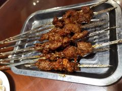 特色碳烤羊肉串-老兰家传统烧烤炒菜泡馍(小南门店)