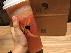 满杯红柚-喜茶(上海正大广场店)
