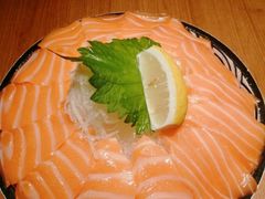 薄切深海三文鱼刺身-万岁寿司(天河领展店)
