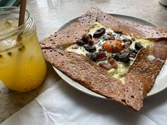 鸡蛋蘑菇熏肉荞麦可丽饼-RAC BAR(安福路店)