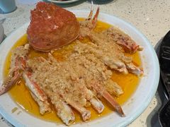 蒜蓉松叶蟹-巧克力渔家.小船海鲜胶东菜(万平口店)