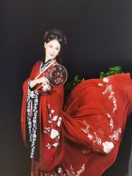 -后宫·古装汉服京剧儿童亲子全家福摄影