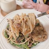 芦笋培根奶油意面 