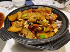 干锅土豆片-金春禧·鲁菜海鲜(延吉路万达店)