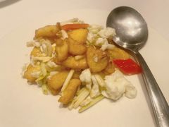 韭黄鸡蛋炒银雪鱼-北京厨房(SKP店)