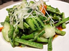 白灼丝瓜豆角-张记旺角食街(动物园店)