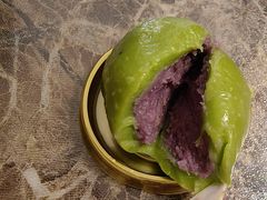芋泥青团-风车面包