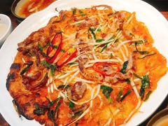 泡菜饼-神仙雪浓汤(明洞店)