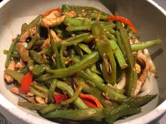 豆角丝炒肉拌转百刀-日上三甘(三里屯店)