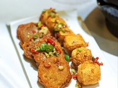 油豆皮葱花肉-酱湘宴餐厅(狮子山公园店)