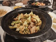 堂烹鱼籽酱花菜-狮王府淮扬菜(夫子庙老门东店)