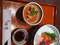 鳗鱼肝和生鱼片-翔峰炭火鳗鱼(悦泰街里公寓店)