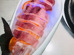 鲜鱿鱼-左庭右院鲜牛肉火锅(浦江欢乐颂店)