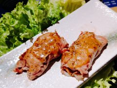 生牛肉火炙寿司-舞漁日料美人胶原锅(陆家嘴中心店)