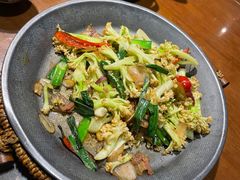 有机花菜炒风肉-杨记隆府(重庆总店)