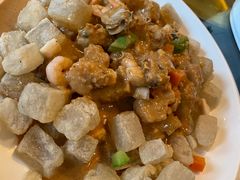 三鲜焖子-喜乐餐厅•灯笼虾球首创者•本地小海鲜(二马路店)