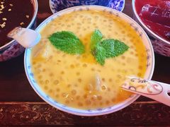 芒果杨枝甘露-萬春金福下午茶(故宫店)