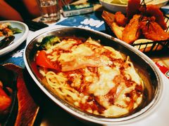 肉酱芝士焗意大利面-绿茵阁牛扒餐厅(客村店)