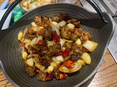 河坝铁锅辣肺-河坝烧烤串城(银亭路店)