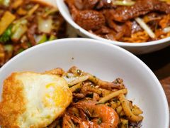 海鲜荠菜炒年糕-寻裕记·现炒浇头面(人民广场店)