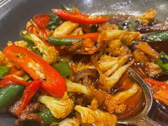 干锅有机花菜-巴依老爷新疆美食(望京小街店)