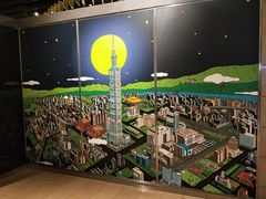 5楼的101卡通背景板1-台北101