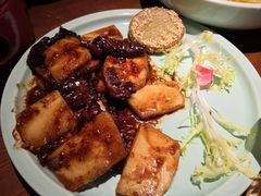 黑椒牛仔骨炒年糕-绿茶餐厅(乐峰广场店)