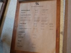 菜单-% Arabica(京都东山店)