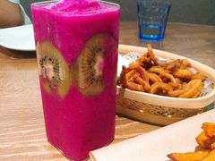 热情火龙果酸奶果昔-必胜客(五道口店)