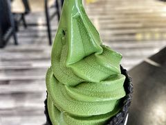 宇治抹茶冰淇淋甜筒-羽至金时(柏威年店)