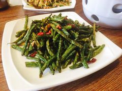 干煸豆角-明海妈妈菜(大连外国语学院店)