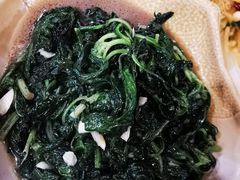 炒山野菜（蒲公英叶）-苗湘食府(十年店)