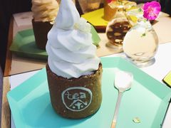 茉莉花冰淇淋-茶是一枝花泡茶店
