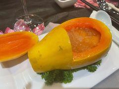 木瓜炖雪蛤-于塗·文化餐厅(棕榈店)