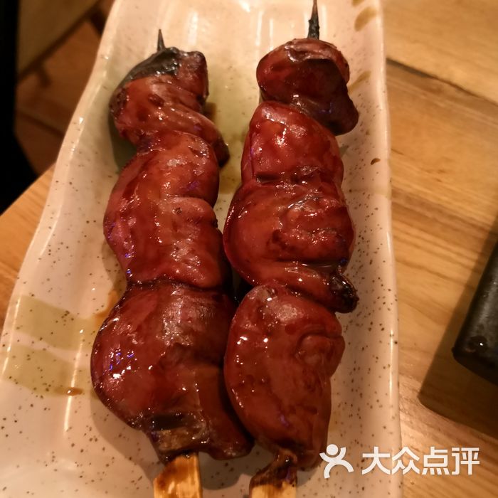 龙星亭61鸟王烧鸟 炭火串烧居酒屋烤鸡肝图片-北京日本料理-大众