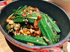 小炒秋葵-小大董·烤鸭(凤凰汇店)