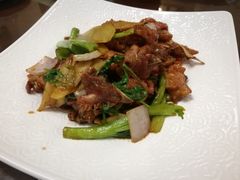 姜葱生炒鸡-山水茶艺馆·点心粤菜·30年老字号