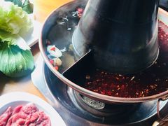 鸳鸯锅底-義聚德·清真铜锅涮羊肉·烧烤(河东店)