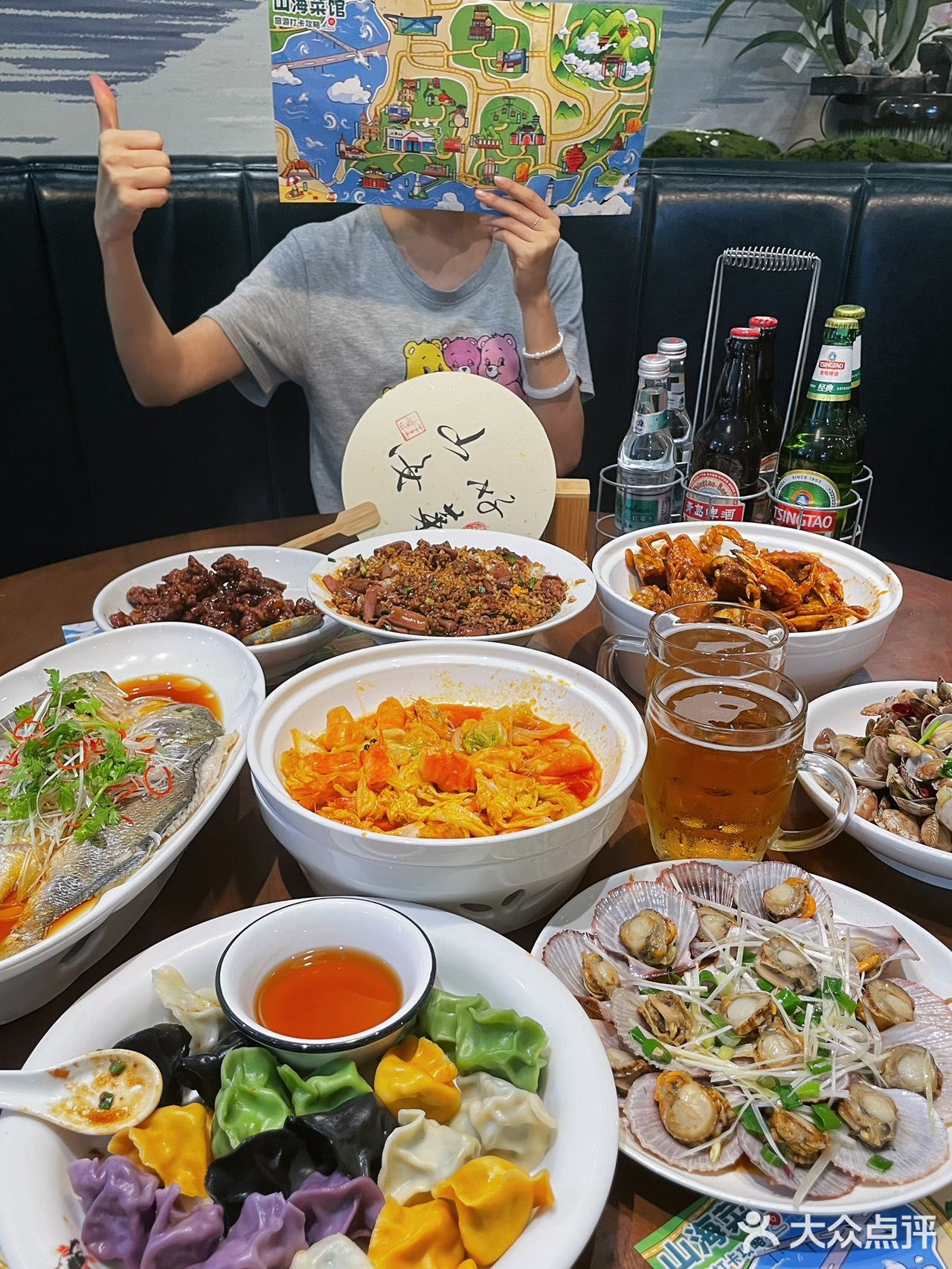 海味满桌 真满足😋