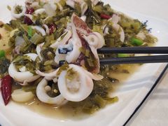酸菜炒鱿鱼-温岭人家(红花北路店)