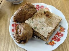 油三角油面筋精肉炖蛋-谈灵农家柴爿菜饭