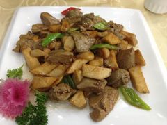 做的很咸，配龙虾粥还好-海岛渔村大酒店(云霄路店)