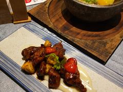 薯泥菠萝梅花肉-铁道茶苑.色稷餐厅(莲花南路店)