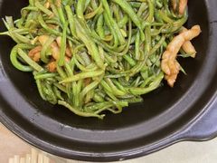 砂锅扁豆丝-尚府一品·烤鸭·新京菜(圆明园店)