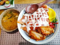 烟熏三文鱼鸡翅饭-林妈妈村·日式料理(宝山万达店)