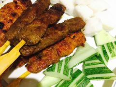 沙爹鸡牛肉拼盘-关夫人餐厅(阳光广场店)